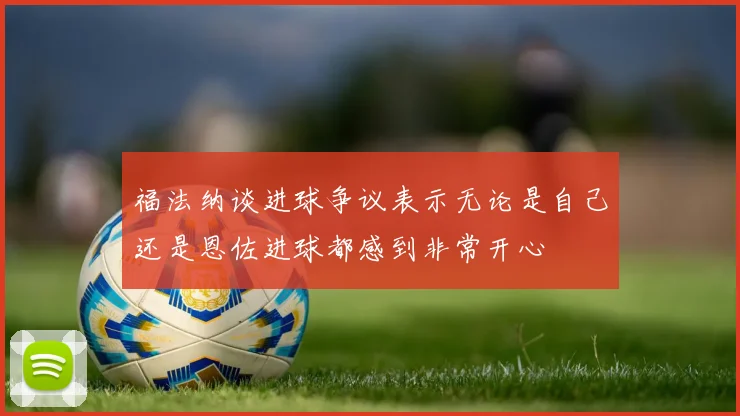 福法纳谈进球争议表示无论是自己还是恩佐进球都感到非常开心